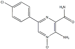 2-amino-3-carboxamide-5-(4-chloro-phenyl)pyrazine-1-oxide,887572-83-0,结构式