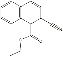 ethyl 2-cyano-1,2-dihydronaphthalene-1-carboxylate,887575-45-3,结构式