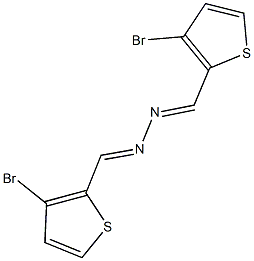 3-bromothiophene-2-carbaldehyde [(3-bromothien-2-yl)methylene]hydrazone Structure