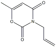 3-allyl-6-methyl-2H-1,3-oxazine-2,4(3H)-dione Structure