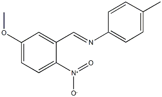 887578-89-4 N-(5-methoxy-2-nitrobenzylidene)-4-methylaniline