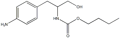 butyl 1-(4-aminobenzyl)-2-hydroxyethylcarbamate Struktur