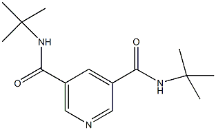 N~3~,N~5~-di(tert-butyl)pyridine-3,5-dicarboxamide Structure