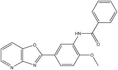 887691-32-9 N-(2-methoxy-5-[1,3]oxazolo[4,5-b]pyridin-2-ylphenyl)benzamide