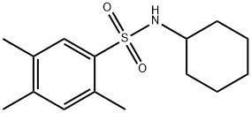 N-cyclohexyl-2,4,5-trimethylbenzenesulfonamide,889773-42-6,结构式