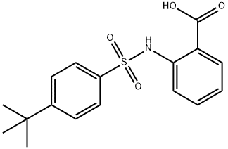 2-{[(4-tert-butylphenyl)sulfonyl]amino}benzoic acid|
