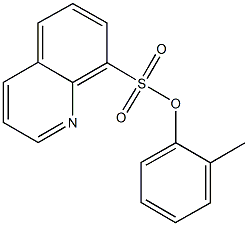 2-methylphenyl 8-quinolinesulfonate Structure