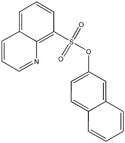 2-naphthyl 8-quinolinesulfonate Structure