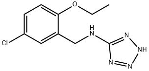 N-(5-chloro-2-ethoxybenzyl)-N-(2H-tetraazol-5-yl)amine Structure