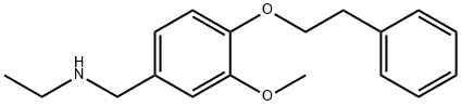 N-ethyl-N-[3-methoxy-4-(2-phenylethoxy)benzyl]amine Structure