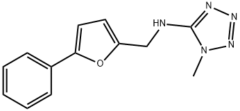 N-(1-methyl-1H-tetraazol-5-yl)-N-[(5-phenyl-2-furyl)methyl]amine,889949-42-2,结构式