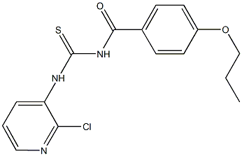 890199-45-8 N-(2-chloro-3-pyridinyl)-N'-(4-propoxybenzoyl)thiourea