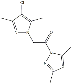 890596-78-8 4-chloro-1-[2-(3,5-dimethyl-1H-pyrazol-1-yl)-2-oxoethyl]-3,5-dimethyl-1H-pyrazole