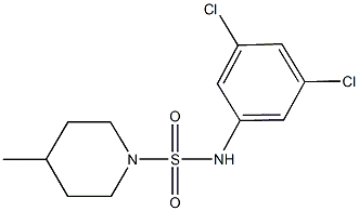 N-(3,5-dichlorophenyl)-4-methyl-1-piperidinesulfonamide Structure