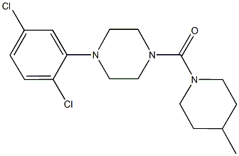 890601-25-9 1-(2,5-dichlorophenyl)-4-[(4-methyl-1-piperidinyl)carbonyl]piperazine