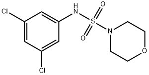 N-(3,5-dichlorophenyl)-4-morpholinesulfonamide Struktur