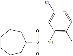 N-(5-chloro-2-methylphenyl)-1-azepanesulfonamide Structure