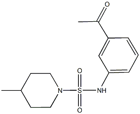 890602-79-6 N-(3-acetylphenyl)-4-methyl-1-piperidinesulfonamide