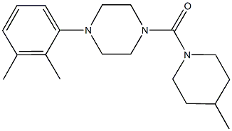 890605-14-8 1-(2,3-dimethylphenyl)-4-[(4-methyl-1-piperidinyl)carbonyl]piperazine