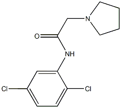 N-(2,5-dichlorophenyl)-2-(1-pyrrolidinyl)acetamide Structure