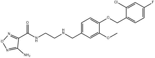 892563-47-2 4-amino-N-[2-({4-[(2-chloro-4-fluorobenzyl)oxy]-3-methoxybenzyl}amino)ethyl]-1,2,5-oxadiazole-3-carboxamide