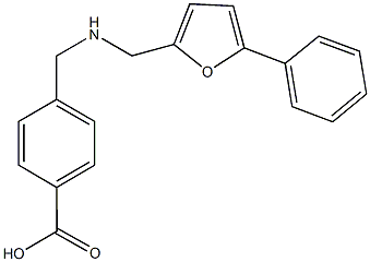 4-({[(5-phenyl-2-furyl)methyl]amino}methyl)benzoic acid|