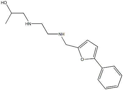 1-[(2-{[(5-phenyl-2-furyl)methyl]amino}ethyl)amino]-2-propanol|