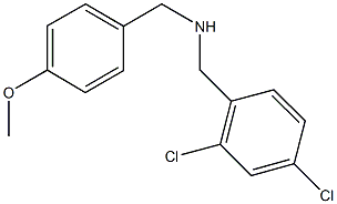 N-(2,4-dichlorobenzyl)-N-(4-methoxybenzyl)amine Structure