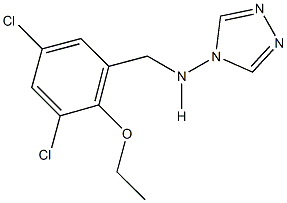N-(3,5-dichloro-2-ethoxybenzyl)-N-(4H-1,2,4-triazol-4-yl)amine Structure