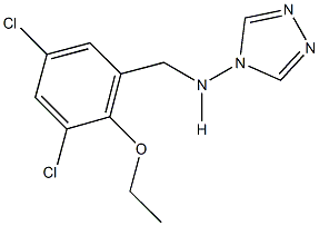 N-(3,5-dichloro-2-ethoxybenzyl)-N-(4H-1,2,4-triazol-4-yl)amine,892604-76-1,结构式