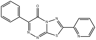 3-phenyl-7-(2-pyridinyl)-4H-[1,3,4]thiadiazolo[2,3-c][1,2,4]triazin-4-one,892675-54-6,结构式