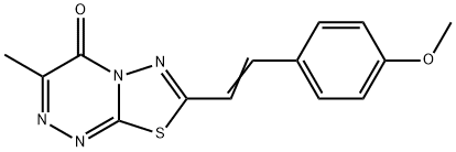 892689-81-5 7-[(E)-2-(4-methoxyphenyl)ethenyl]-3-methyl-4H-[1,3,4]thiadiazolo[2,3-c][1,2,4]triazin-4-one