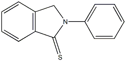 2-phenyl-1-isoindolinethione Structure