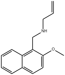 N-allyl-N-[(2-methoxy-1-naphthyl)methyl]amine 化学構造式