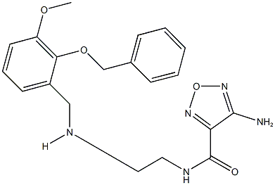4-amino-N-(2-{[2-(benzyloxy)-3-methoxybenzyl]amino}ethyl)-1,2,5-oxadiazole-3-carboxamide Structure