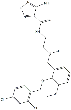 893590-61-9 4-amino-N-[2-({2-[(2,4-dichlorobenzyl)oxy]-3-methoxybenzyl}amino)ethyl]-1,2,5-oxadiazole-3-carboxamide