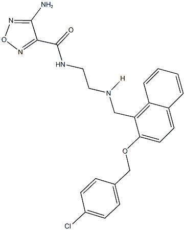 893591-31-6 4-amino-N-{2-[({2-[(4-chlorobenzyl)oxy]-1-naphthyl}methyl)amino]ethyl}-1,2,5-oxadiazole-3-carboxamide