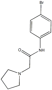 N-(4-bromophenyl)-2-(1-pyrrolidinyl)acetamide,89473-71-2,结构式