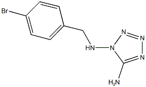 N-(5-amino-1H-tetraazol-1-yl)-N-(4-bromobenzyl)amine Structure
