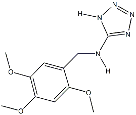 N-(1H-tetraazol-5-yl)-N-(2,4,5-trimethoxybenzyl)amine Structure