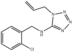 1-allyl-N-(2-chlorobenzyl)-1H-tetraazol-5-amine Structure