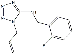 1-allyl-N-(2-fluorobenzyl)-1H-tetraazol-5-amine,894759-50-3,结构式