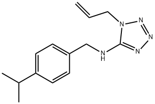 N-(1-allyl-1H-tetraazol-5-yl)-N-(4-isopropylbenzyl)amine|