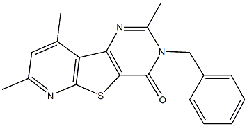 89481-28-7 3-benzyl-2,7,9-trimethylpyrido[3',2':4,5]thieno[3,2-d]pyrimidin-4(3H)-one