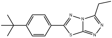 6-(4-tert-butylphenyl)-3-ethyl[1,2,4]triazolo[3,4-b][1,3,4]thiadiazole|