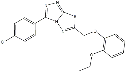 895333-13-8 3-(4-chlorophenyl)-6-[(2-ethoxyphenoxy)methyl][1,2,4]triazolo[3,4-b][1,3,4]thiadiazole