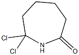 7,7-dichloro-2-azepanone Struktur