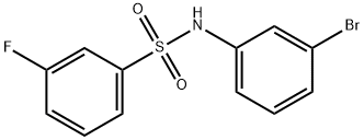 N-(3-bromophenyl)-3-fluorobenzenesulfonamide|