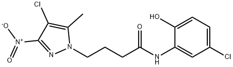 897542-17-5 4-{4-chloro-3-nitro-5-methyl-1H-pyrazol-1-yl}-N-(5-chloro-2-hydroxyphenyl)butanamide