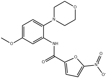 5-nitro-N-[5-methoxy-2-(4-morpholinyl)phenyl]-2-furamide,897548-12-8,结构式